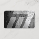Search for futuristic business cards Metallic