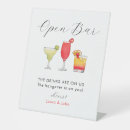 Search for drinks on us sign wedding signs Watercolor