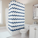 Search for navy blue and white shower curtains Nautical