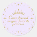 Search for princess birthday stickers Gold
