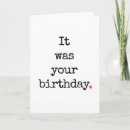 Search for belated birthday cards humorous