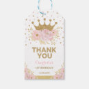 Search for royal princess birthday favor tags Girl