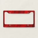 Search for red license plate frames Colorful