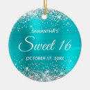 Search for aqua ornaments Sweet 16