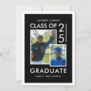 Search for graduation open house postcards Black and white
