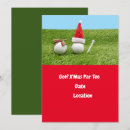 Search for golf holiday invitations Santa