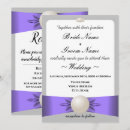 Search for purple black silver wedding invitations Elegant