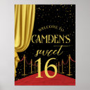Search for red carpet party decor Sweet 16