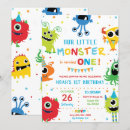 Search for little monster invitations Boy