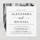 Search for black and white shower wedding invitations Elegant