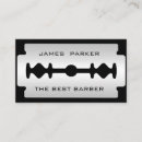 Search for razor blade business cards Hair stylist