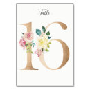 Search for floral table cards Botanical