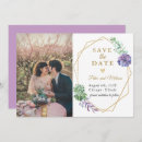 Search for lavender wedding save the dates Purple