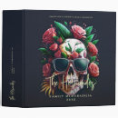 Search for halloween binders Floral skull