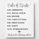 Search for table plaques Reception