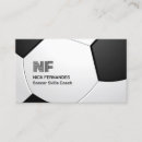 Search for soccer coach business cards Trainer