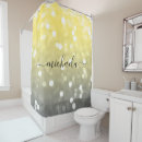 Search for yellow and gray shower curtains Abstract