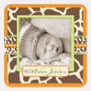 Search for birth announcement stickers Jungle