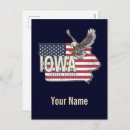 Search for state flag postcards Iowa