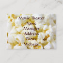 Search for popcorn business cards Food
