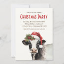 Search for farm christmas invitations Watercolor