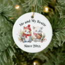 Search for girlfriend ornaments best friends forever