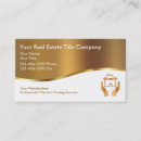 Search for title company business cards Real estate