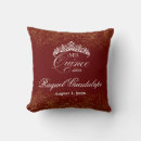 Search for gold and burgundy pillows Glitter