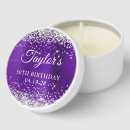 Search for purple 50th birthday favors Chic