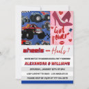 Search for wheels or heels invitations Truck