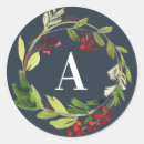 Search for holiday envelope seals Initial