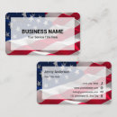 Search for government business cards Red white blue