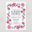 Search for pink gray baby shower invitations Watercolor