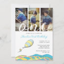 Search for hot air balloon 1st birthday invitations Boy