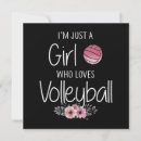 Search for volleyball thank you cards Girls
