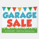 Search for garage sale signs Red