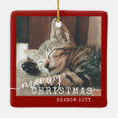 Search for cat ornaments Red