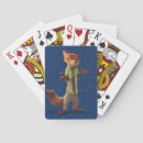 Search for disney playing cards Nick wilde