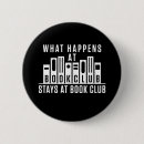Search for book club buttons Funny