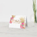 Search for aloha thank you cards Pink