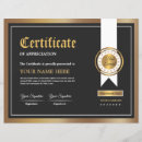 Search for certificate of appreciation Achievement