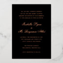 Search for black and rose gold wedding invitations Classic