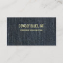Search for denim business cards Rustic