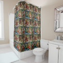 Search for christmas shower curtains Santa claus