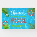 Search for pool party banners Birthday