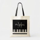Search for piano tote bags music