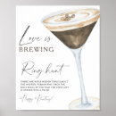 Search for ring hunt signs Watercolor