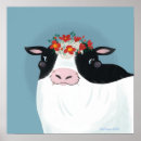 Search for black and white cow posters Flowers
