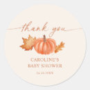 Search for pumpkin thank you stickers Autumn