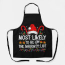 Search for naughty aprons Xmas